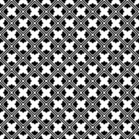 Black and white seamless abstract pattern. Background and backdrop. Grayscale ornamental design. vector