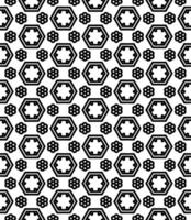 Black and white seamless abstract pattern. Background and backdrop. Grayscale ornamental design. vector