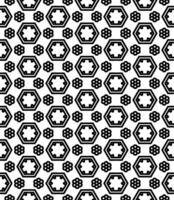 Black and white seamless abstract pattern. Background and backdrop. Grayscale ornamental design. vector