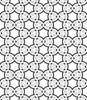 Black and white seamless abstract pattern. Background and backdrop. Grayscale ornamental design. vector