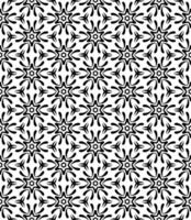 Black and white seamless abstract pattern. Background and backdrop. Grayscale ornamental design. vector