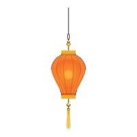 vector chinese lamp illustration on white background