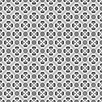patrón abstracto sin costuras en blanco y negro. fondo y telón de fondo. diseño ornamental en escala de grises. vector