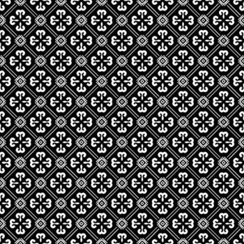 patrón abstracto sin costuras en blanco y negro. fondo y telón de fondo. diseño ornamental en escala de grises. vector