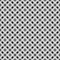 Black and white seamless abstract pattern. Background and backdrop. Grayscale ornamental design. vector