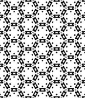 Black and white seamless abstract pattern. Background and backdrop. Grayscale ornamental design. vector