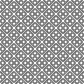 patrón abstracto sin costuras en blanco y negro. fondo y telón de fondo. diseño ornamental en escala de grises. vector