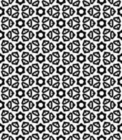 patrón abstracto sin costuras en blanco y negro. fondo y telón de fondo. diseño ornamental en escala de grises. vector