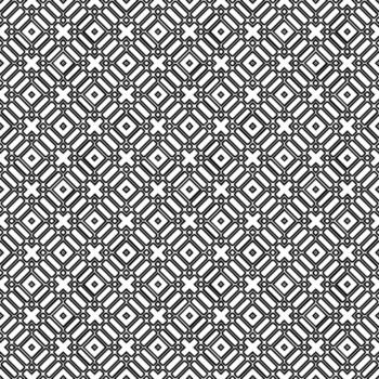 patrón abstracto sin costuras en blanco y negro. fondo y telón de fondo. diseño ornamental en escala de grises. vector