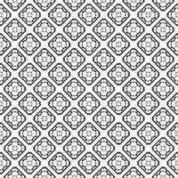 Black and white seamless abstract pattern. Background and backdrop. Grayscale ornamental design. vector