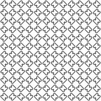 patrón abstracto sin costuras en blanco y negro. fondo y telón de fondo. diseño ornamental en escala de grises. vector