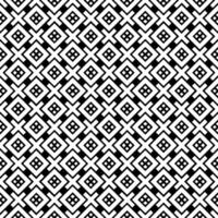 Black and white seamless abstract pattern. Background and backdrop. Grayscale ornamental design. vector