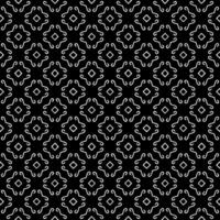 patrón abstracto sin costuras en blanco y negro. fondo y telón de fondo. diseño ornamental en escala de grises. vector