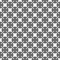 patrón abstracto sin costuras en blanco y negro. fondo y telón de fondo. diseño ornamental en escala de grises. vector