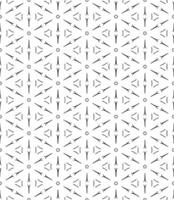 patrón abstracto sin costuras en blanco y negro. fondo y telón de fondo. diseño ornamental en escala de grises. vector