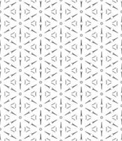 Black and white seamless abstract pattern. Background and backdrop. Grayscale ornamental design. vector