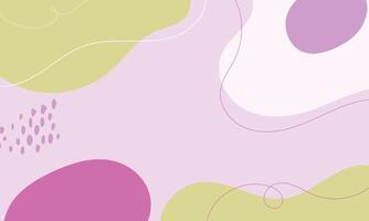 Hand drawn flat design abstract doodle background vector