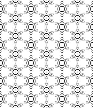 patrón abstracto sin costuras en blanco y negro. fondo y telón de fondo. diseño ornamental en escala de grises. vector