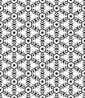 Black and white seamless abstract pattern. Background and backdrop. Grayscale ornamental design. vector