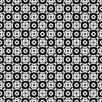 Black and white seamless abstract pattern. Background and backdrop. Grayscale ornamental design. vector