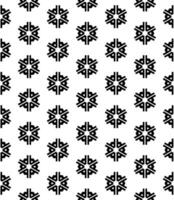 Black and white seamless abstract pattern. Background and backdrop. Grayscale ornamental design. vector