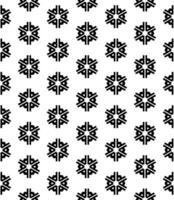 Black and white seamless abstract pattern. Background and backdrop. Grayscale ornamental design. vector