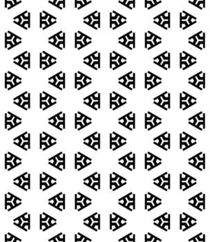Black and white seamless abstract pattern. Background and backdrop. Grayscale ornamental design. vector