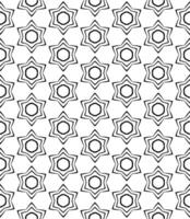 Black and white seamless abstract pattern. Background and backdrop. Grayscale ornamental design. vector