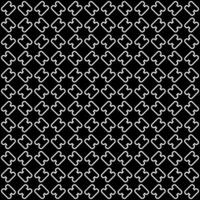 patrón abstracto sin costuras en blanco y negro. fondo y telón de fondo. diseño ornamental en escala de grises. vector