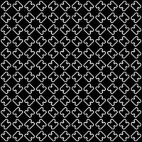 Black and white seamless abstract pattern. Background and backdrop. Grayscale ornamental design. vector