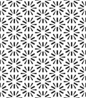 Black and white seamless abstract pattern. Background and backdrop. Grayscale ornamental design. vector