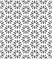 Black and white seamless abstract pattern. Background and backdrop. Grayscale ornamental design. vector