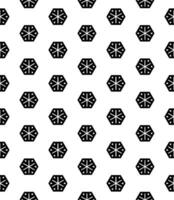 Black and white seamless abstract pattern. Background and backdrop. Grayscale ornamental design. vector