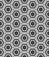 Black and white seamless abstract pattern. Background and backdrop. Grayscale ornamental design. vector