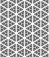 Black and white seamless abstract pattern. Background and backdrop. Grayscale ornamental design. vector