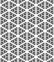 Black and white seamless abstract pattern. Background and backdrop. Grayscale ornamental design. vector