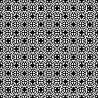 Black and white seamless abstract pattern. Background and backdrop. Grayscale ornamental design. vector