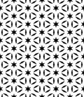 Black and white seamless abstract pattern. Background and backdrop. Grayscale ornamental design. vector