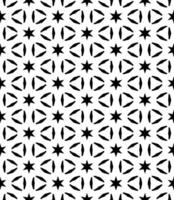 Black and white seamless abstract pattern. Background and backdrop. Grayscale ornamental design. vector