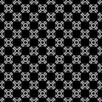 Black and white seamless abstract pattern. Background and backdrop. Grayscale ornamental design. vector