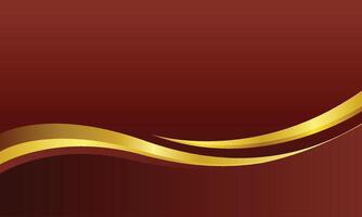 vector dark red with luxury line design wave background