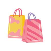 Vector colorful shopping bags vector illustration