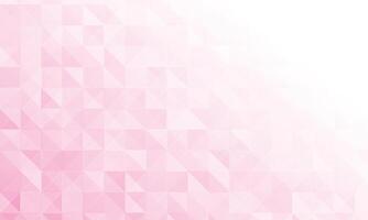 Abstract pink triangle shapes background vector