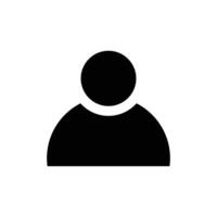 User Profile Icon vector. Profile avatar symbol. Avatar Man icon vector. vector