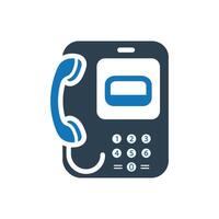 Telephone icon, Phone icon vector