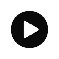 Play icon. Play button vector Illustration.