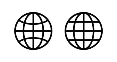 web icon vector. website icon or Globe icon set vector illustration.