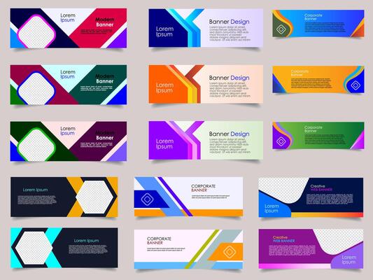 Creative corporate business marketing social media banner post template, Promotional banner for social media post, web banner and flyer, Sale banner for web and social media template