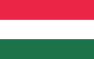 Hungary flag vector illustration. Hungary national flag.