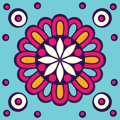 Mandala On Islamic Circles Vintage Flowers Abstract Unique Pattern With Wedding Card Background Design png classic images